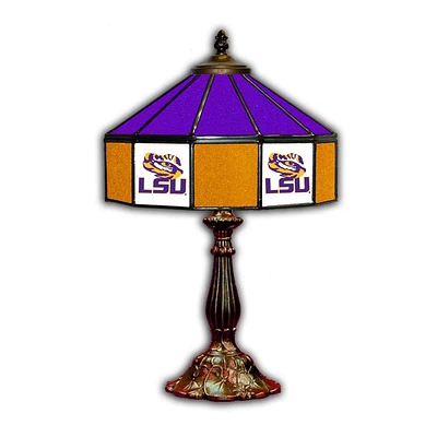 LSU Glass Table Lamp