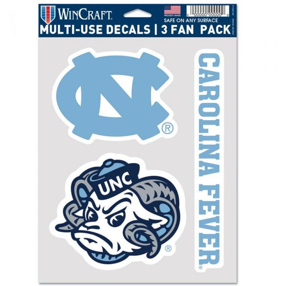 Carolina 3-Pack Decal Set
