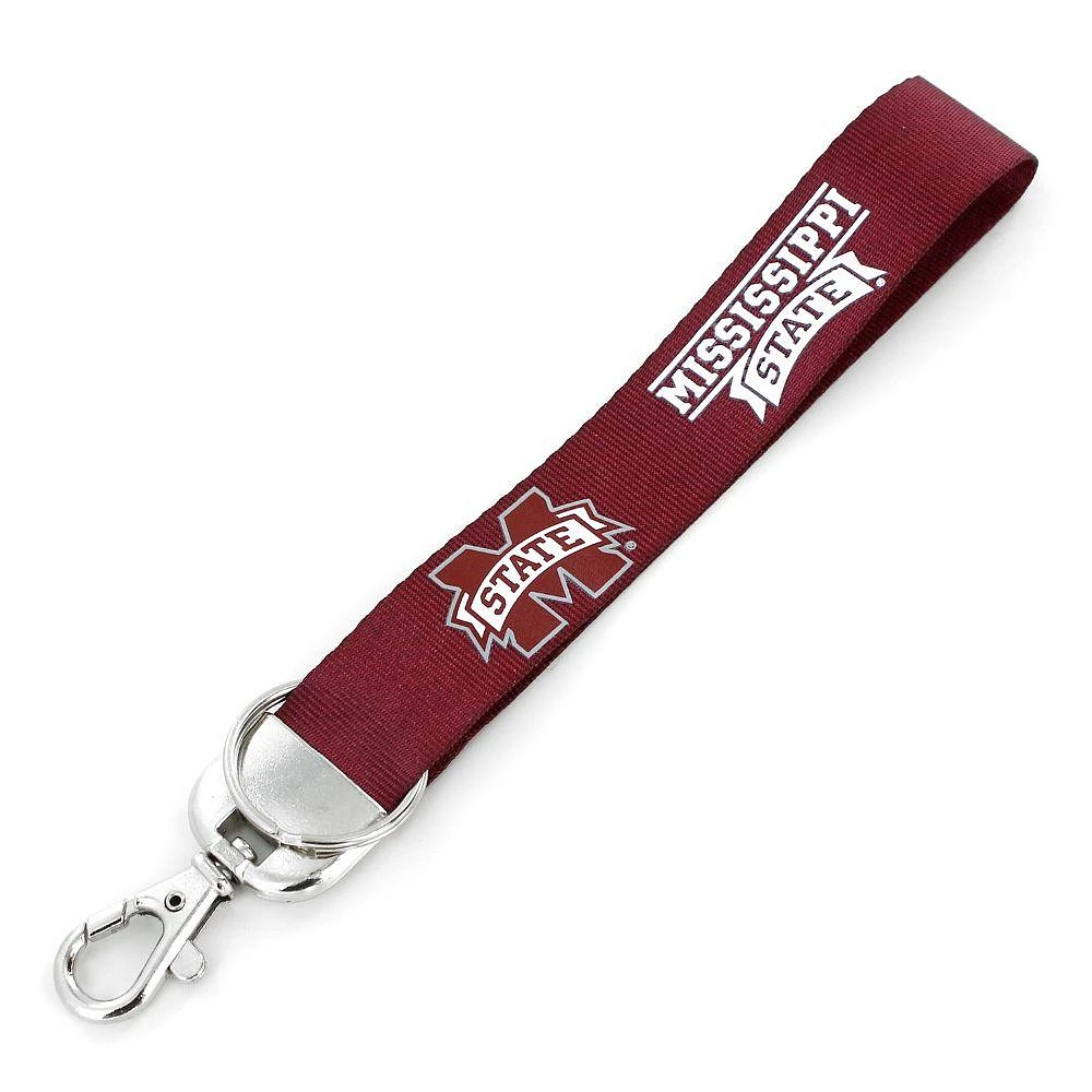 Mississippi State Deluxe Wristlet Key Strap