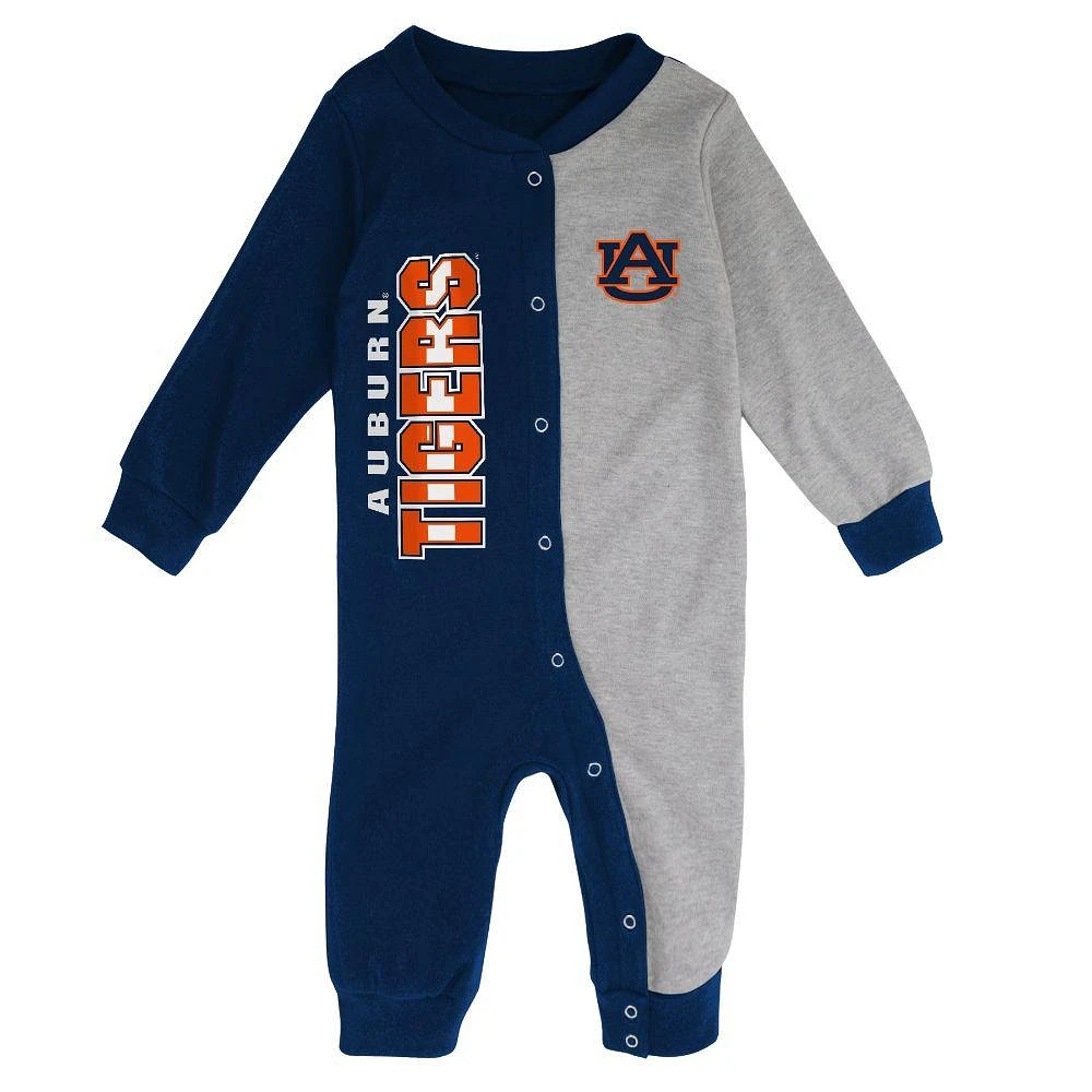 Auburn Gen2 Infant Half Time Long Sleeve Snap Coverall