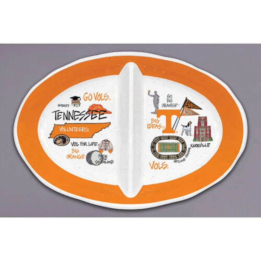 Tennessee Magnolia Lane 2 Section Melamine Bowl