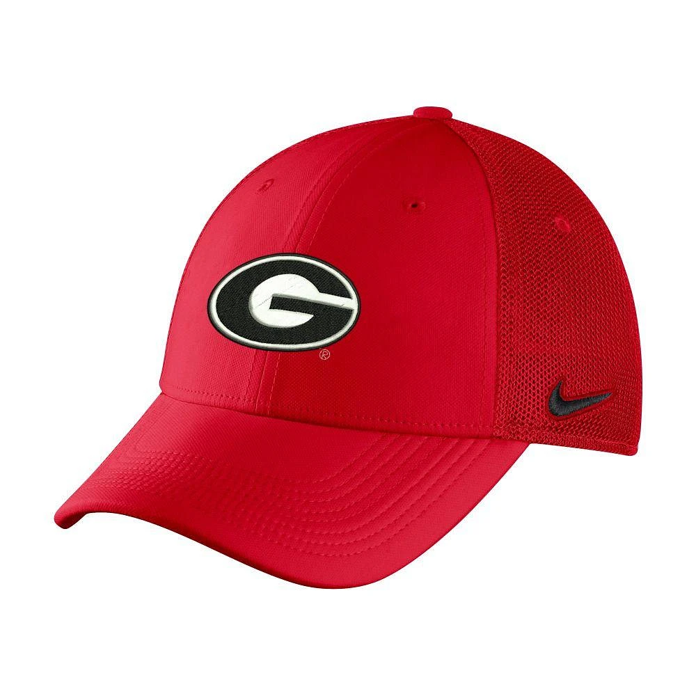 Georgia Nike L91 Swoosh Mesh Flex Fit Cap