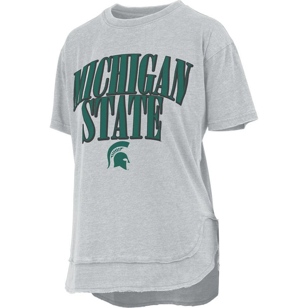 Michigan State Pressbox Primetime Arch Poncho Tee