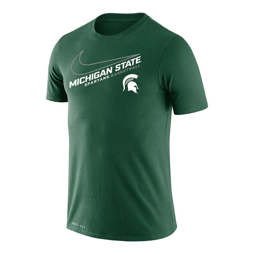 Michigan State Nike Dri-Fit Legend Angled Basketball Tee