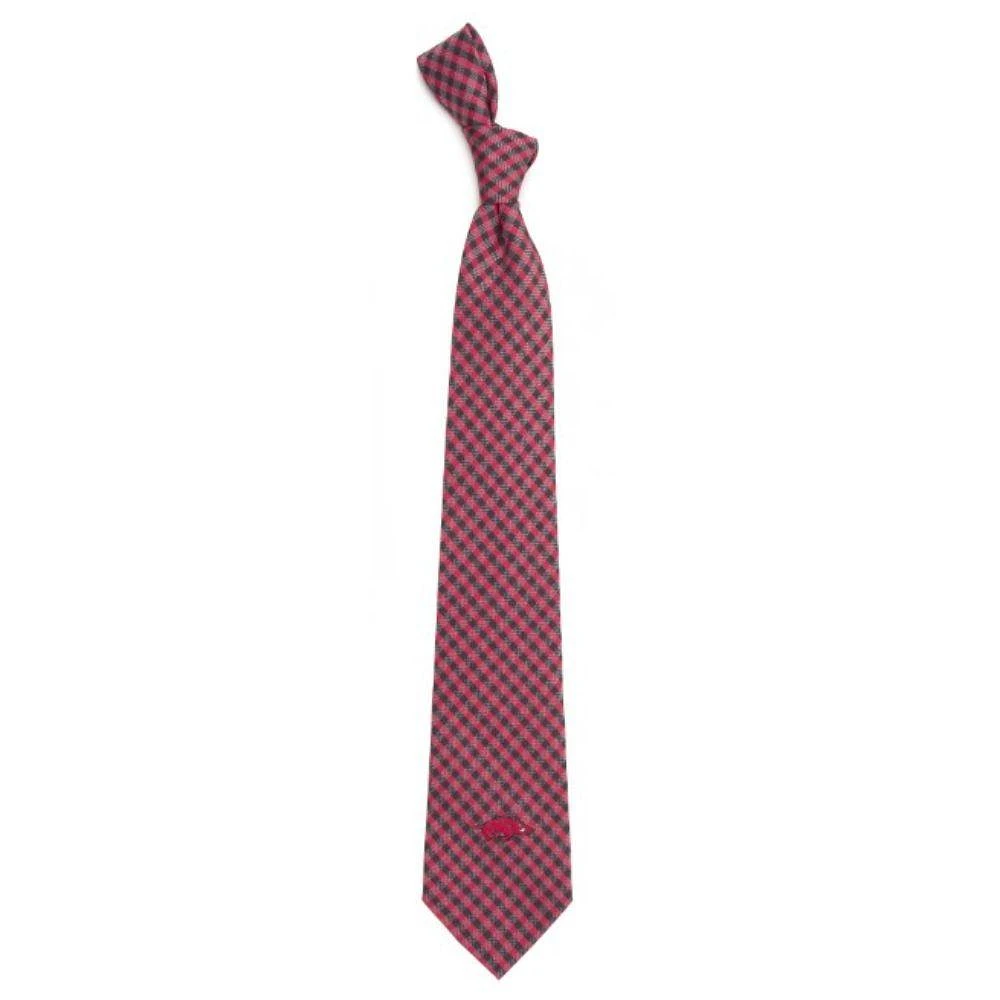 Arkansas Eagles Wings Gingham Tie