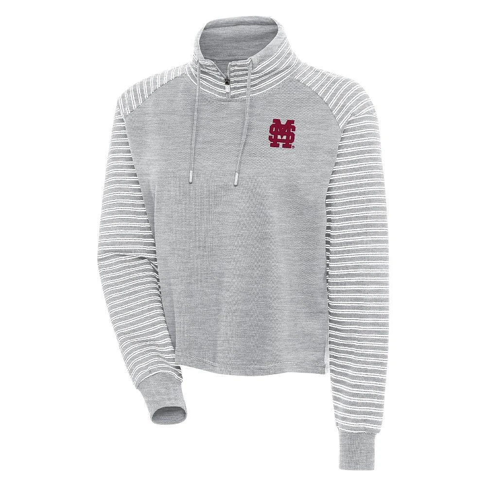 Mississippi State Antigua Women's Squad Zip Cowl Neck Pullover