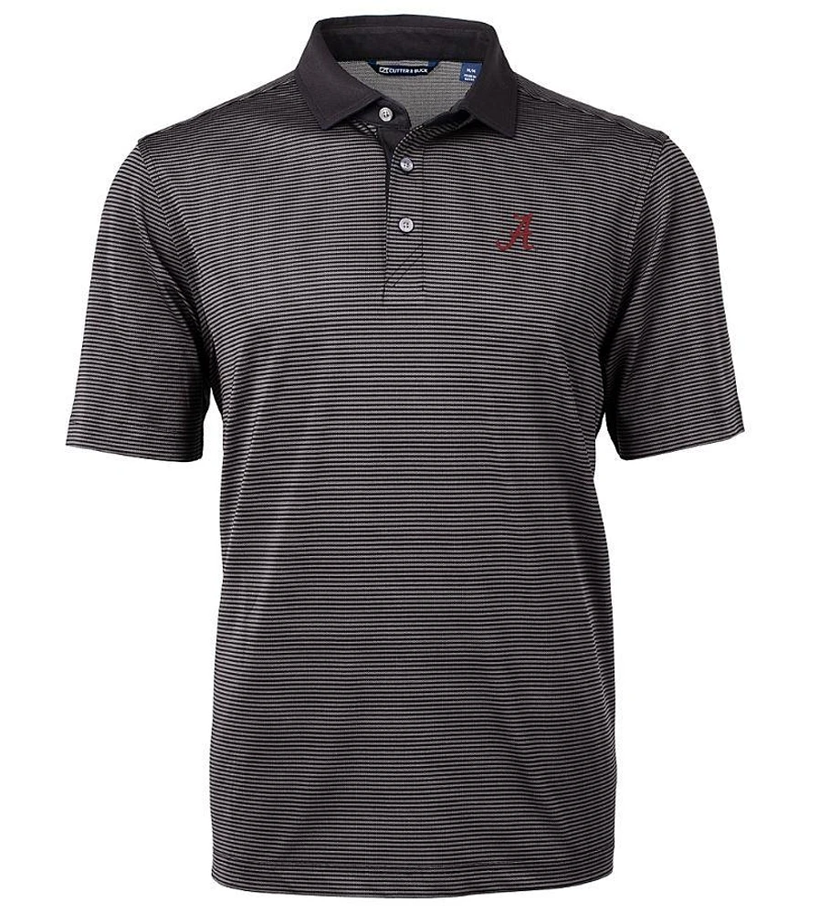 Alabama Cutter & Buck Men's Virtue Eco Micro Stripe Polo