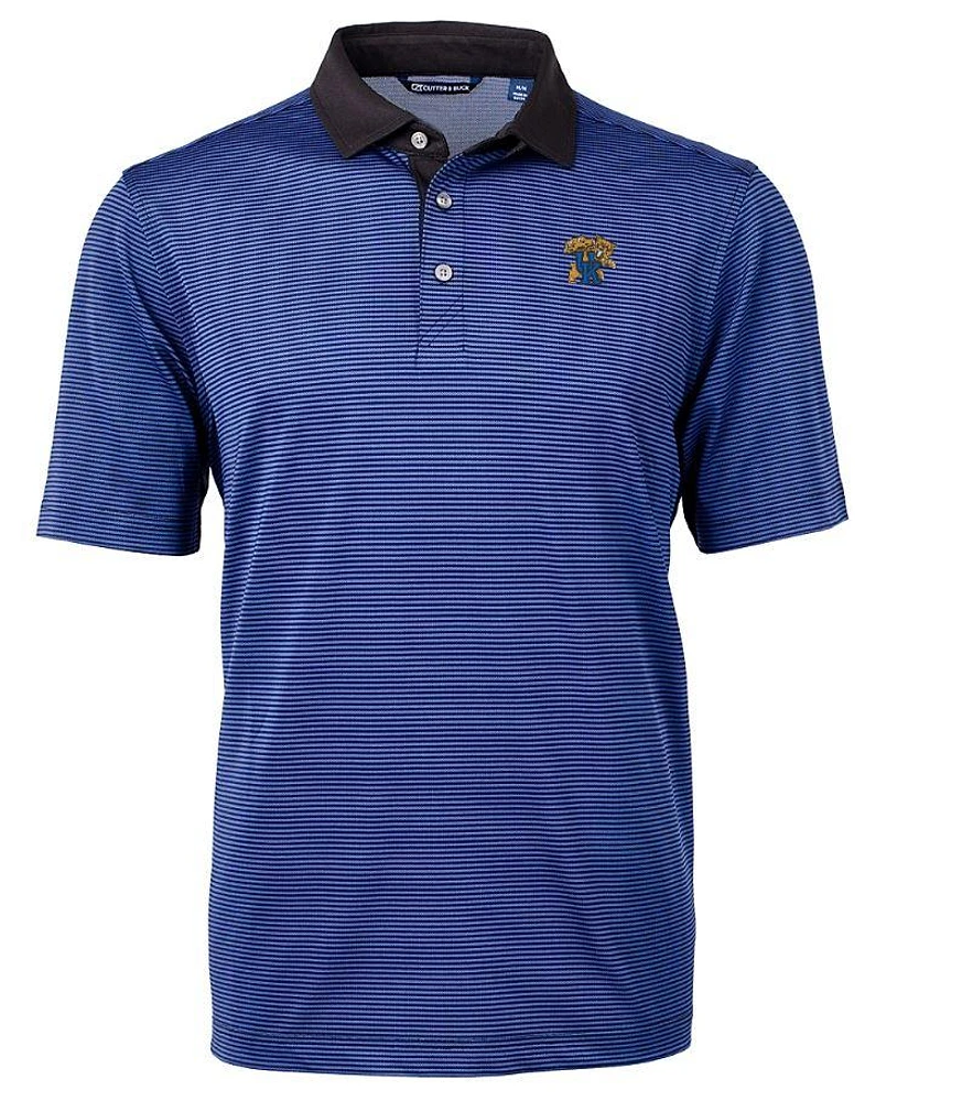 Kentucky Cutter & Buck Men's Virtue Eco Micro Stripe Polo