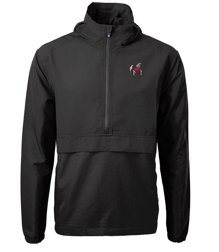 Georgia Cutter & Buck Men's Charter Eco Anorak Pullover