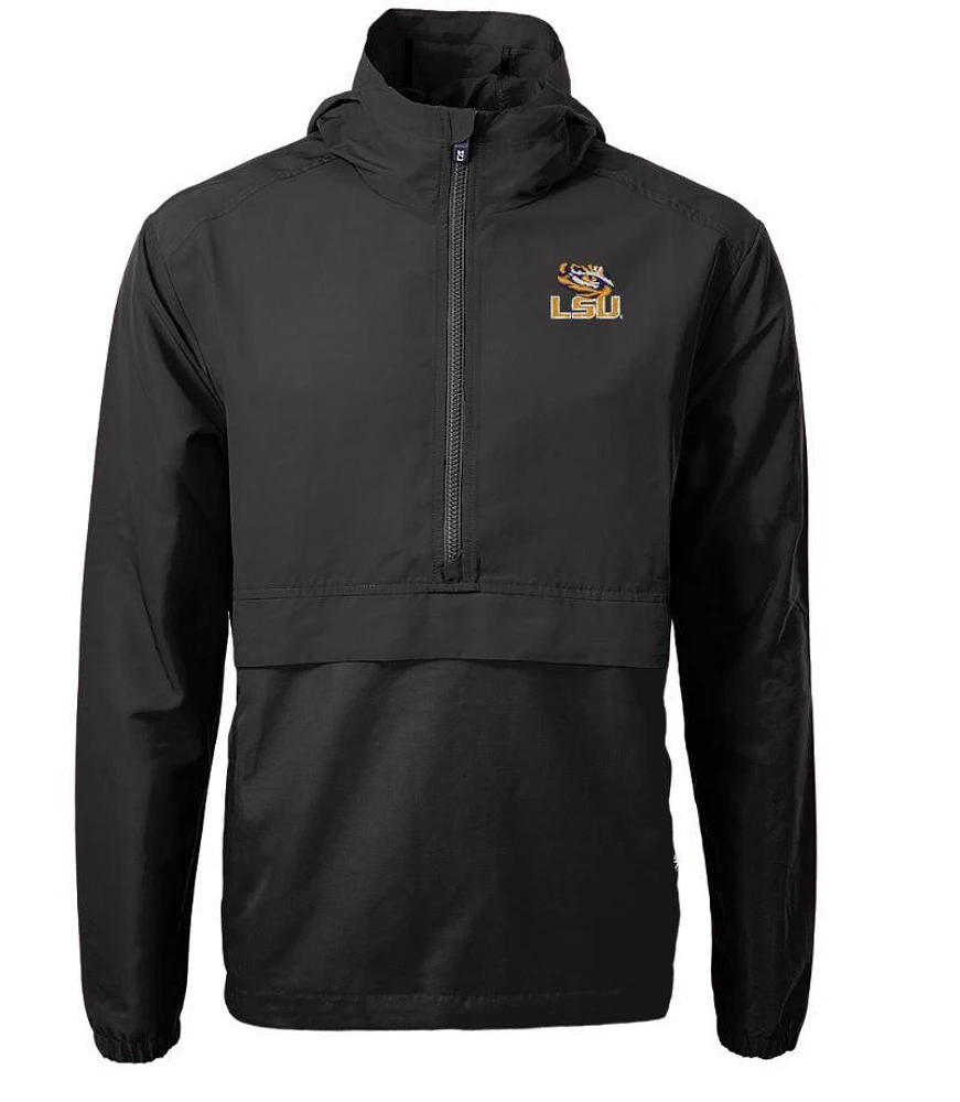 LSU Cutter & Buck Men's Charter Eco Anorak Pullover
