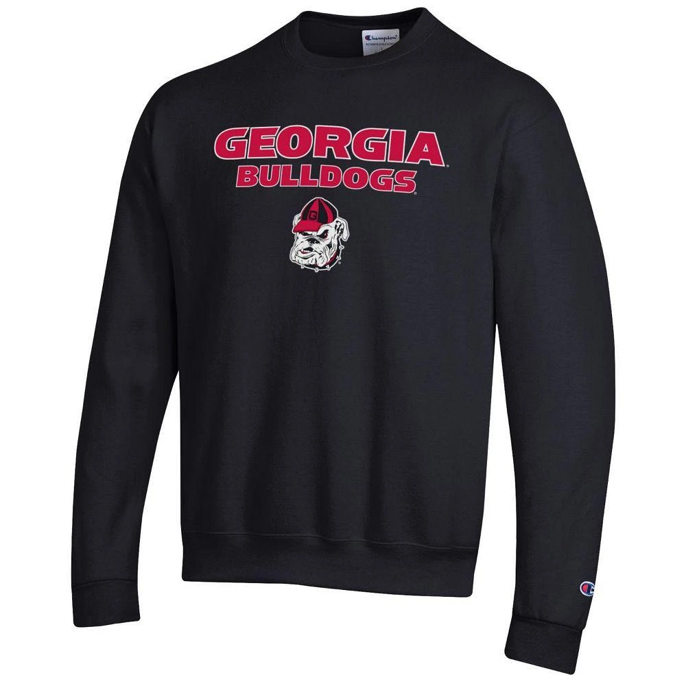 Georgia Champion Straight Stack Crew