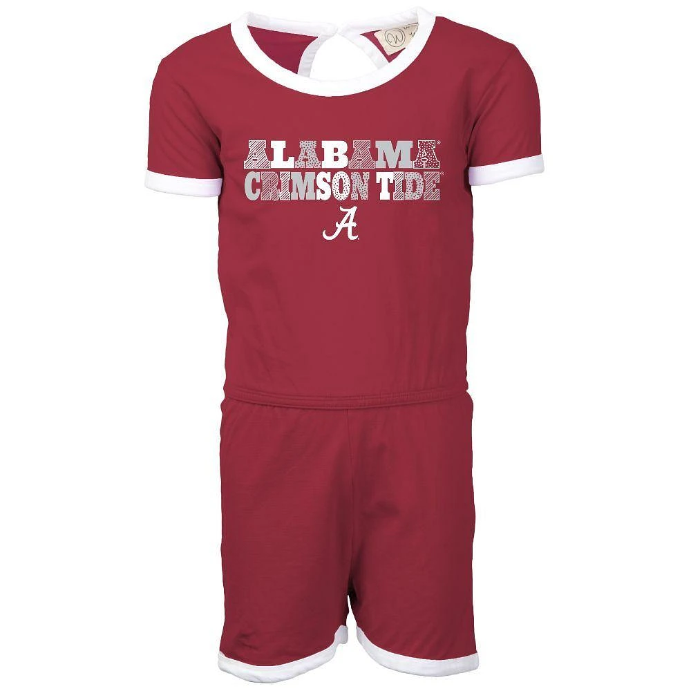 Alabama Wes and Willy YOUTH Ringer Romper