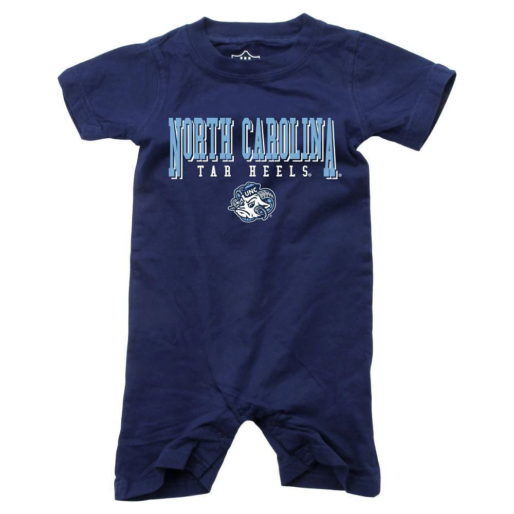 UNC Wes and Willy Infant Jersey Short Romper