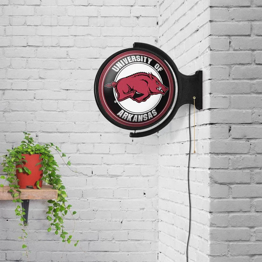 Arkansas Rotating Lighted Wall Sign
