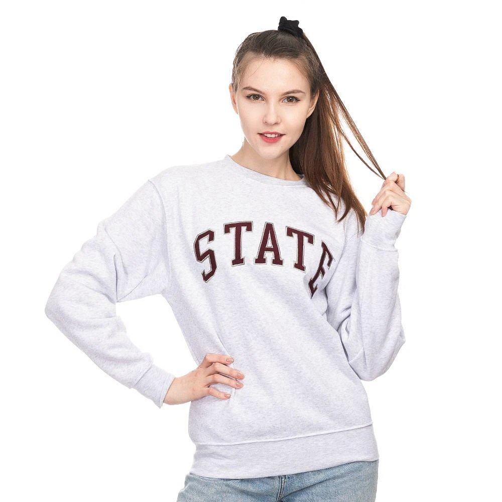 Mississippi State Zoozatz Applique Sport Crew