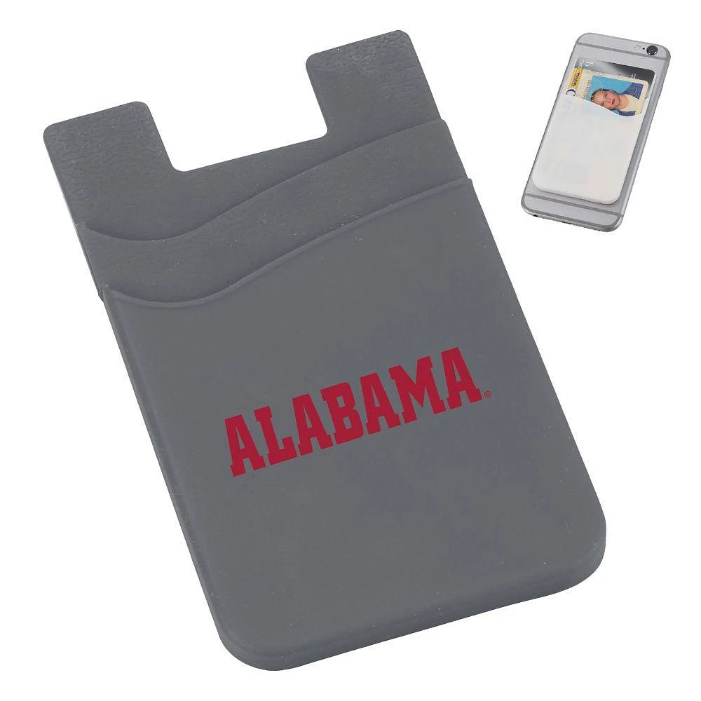 Alabama Dual Pocket Silicone Phone Wallet