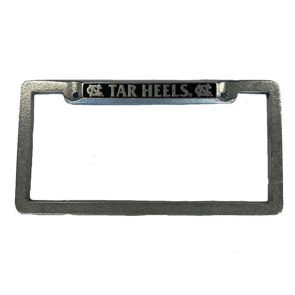 Carolina Tar Heels Pewter License Plate Frame