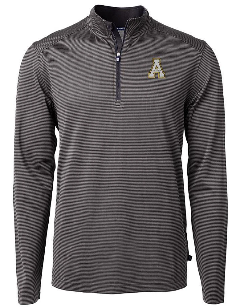 Appalachian State Cutter & Buck Virtue Eco Micro Stripe Pullover