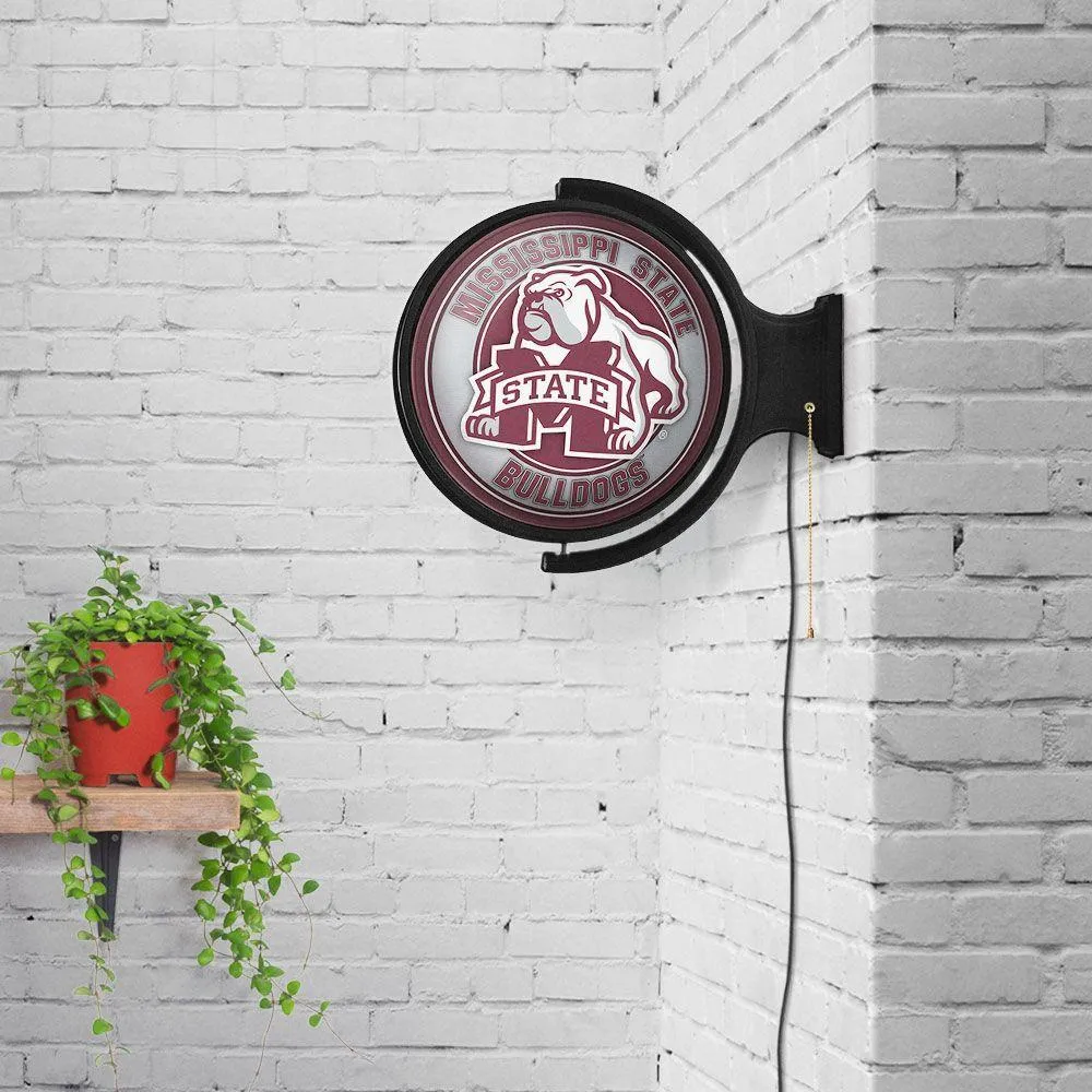 Mississippi State Bully Rotating Lighted Wall Sign