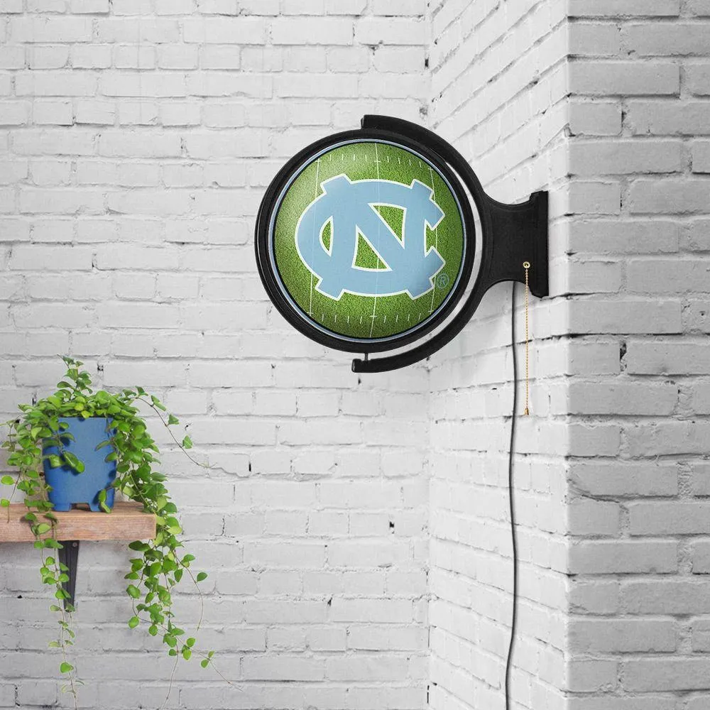 UNC Football Rotating Lighted Wall Sign