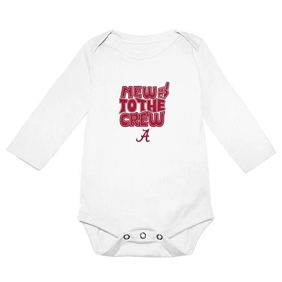 Alabama Garb Infant Ollie New to the Crew Onesie
