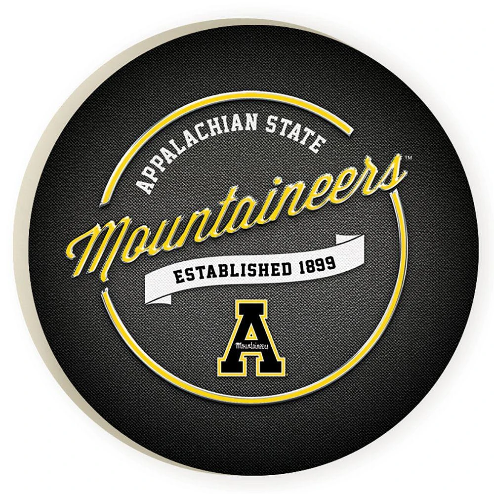 App State 2-Pack Script Car Coasters