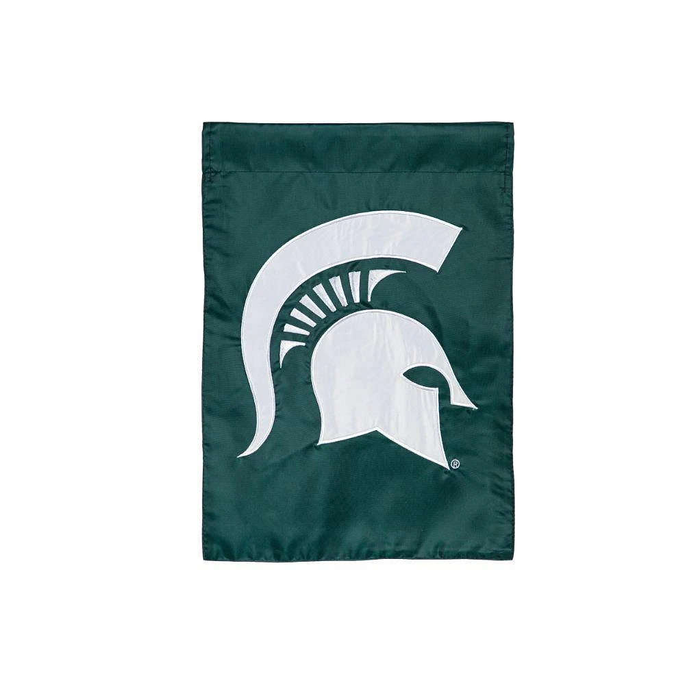 Michigan State Applique Garden Flag