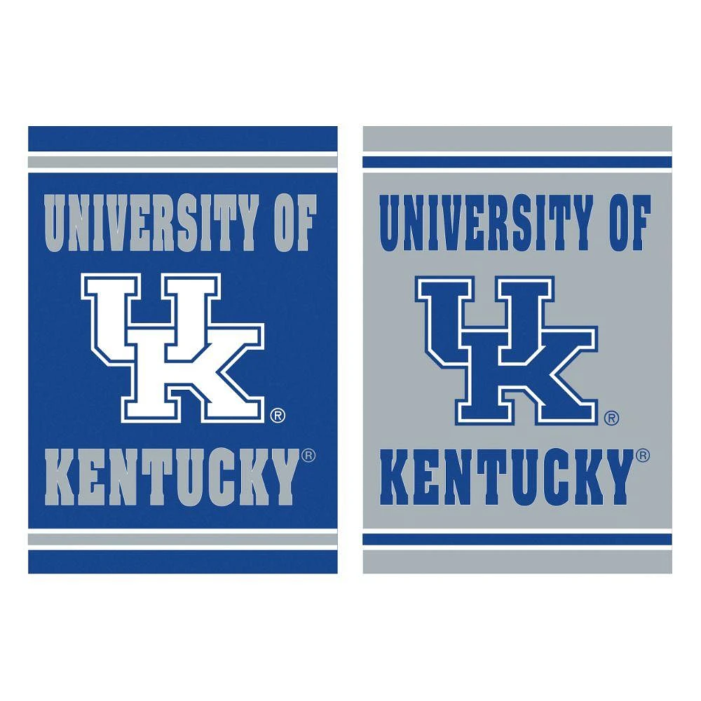 Kentucky Embossed Suede Garden Flag