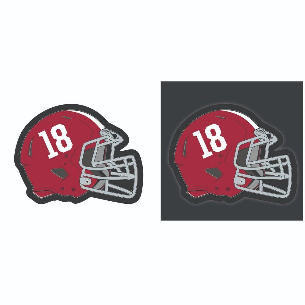 Alabama LED Helmet Lit Wall Decor