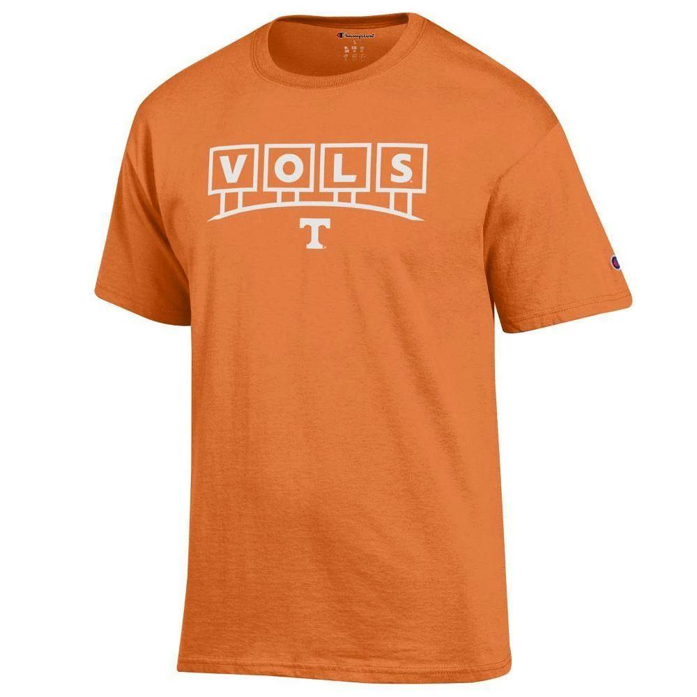 Tennessee Champion Stadium Letters Tee