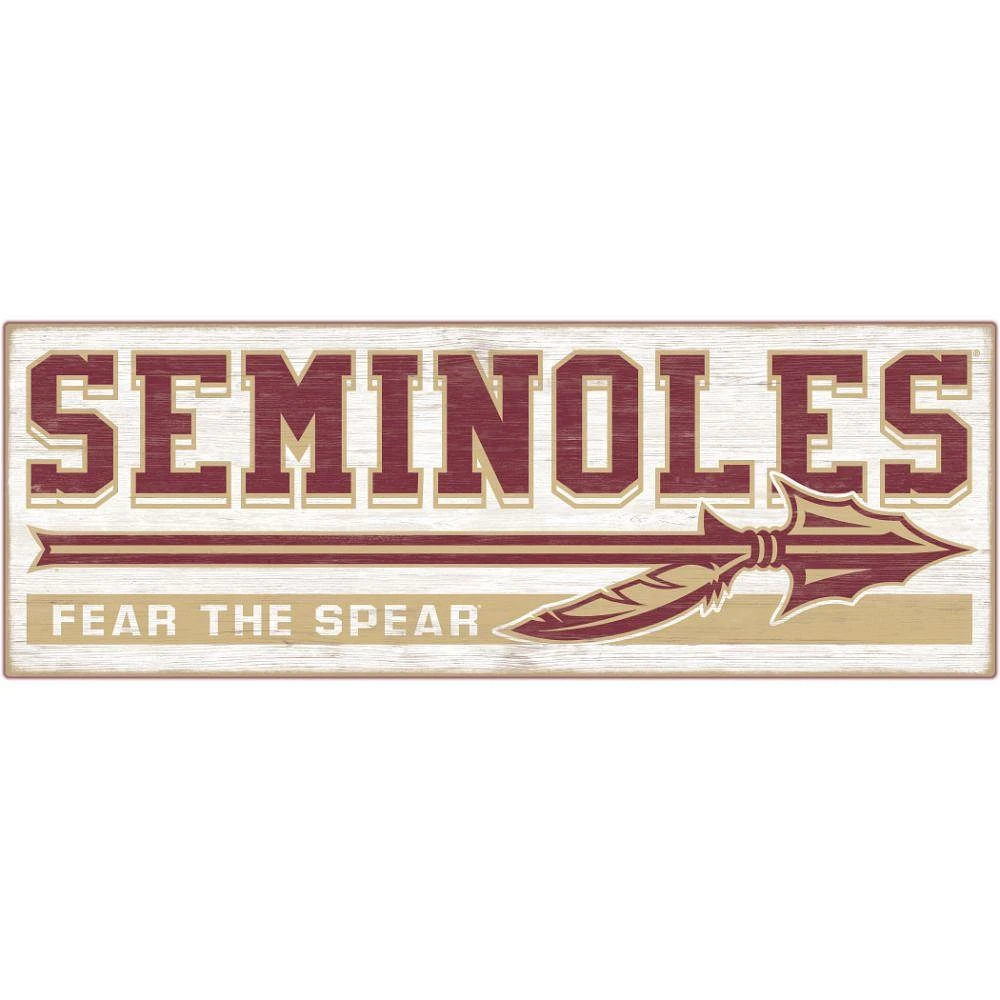 Florida State 25 x 9 Tradition Wood Sign