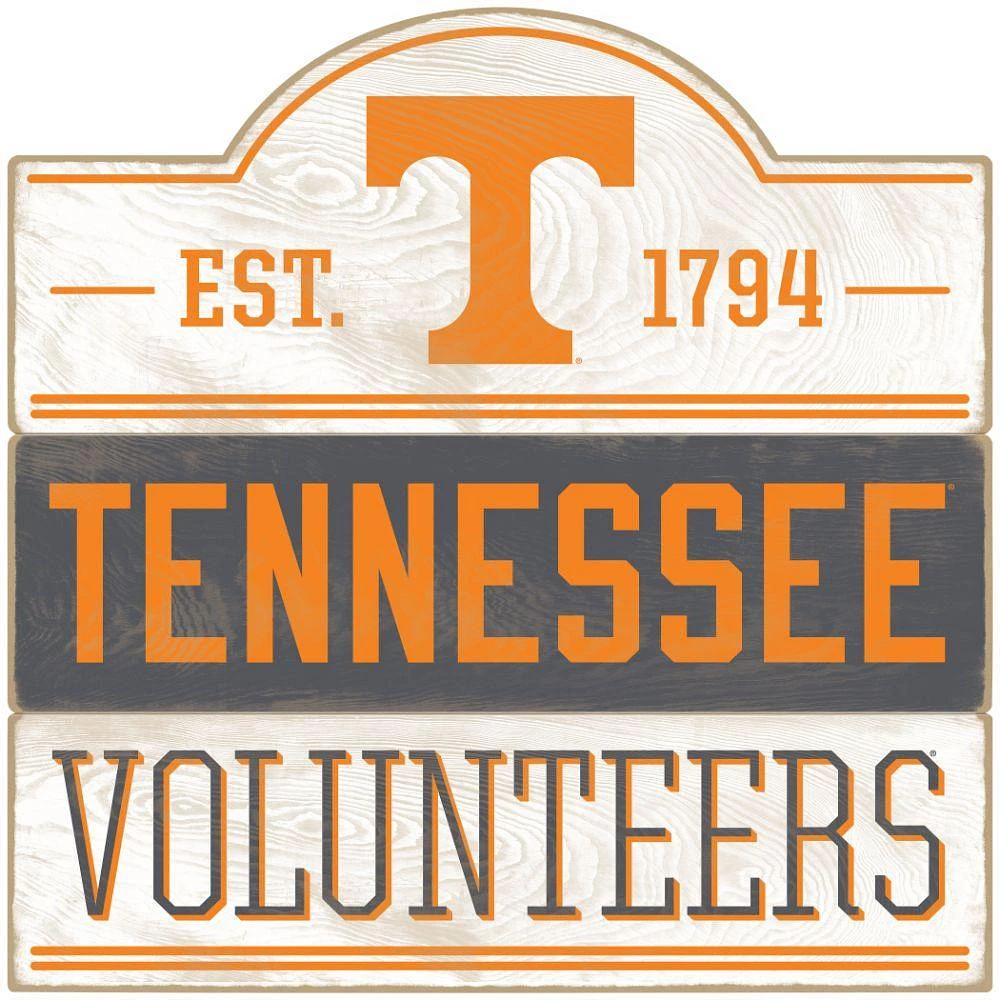 Tennessee Est 1794 18 x 18 Planked Wood Sign