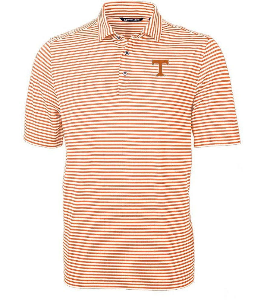 Tennessee Cutter & Buck Virtue Eco Pique Stripe Polo