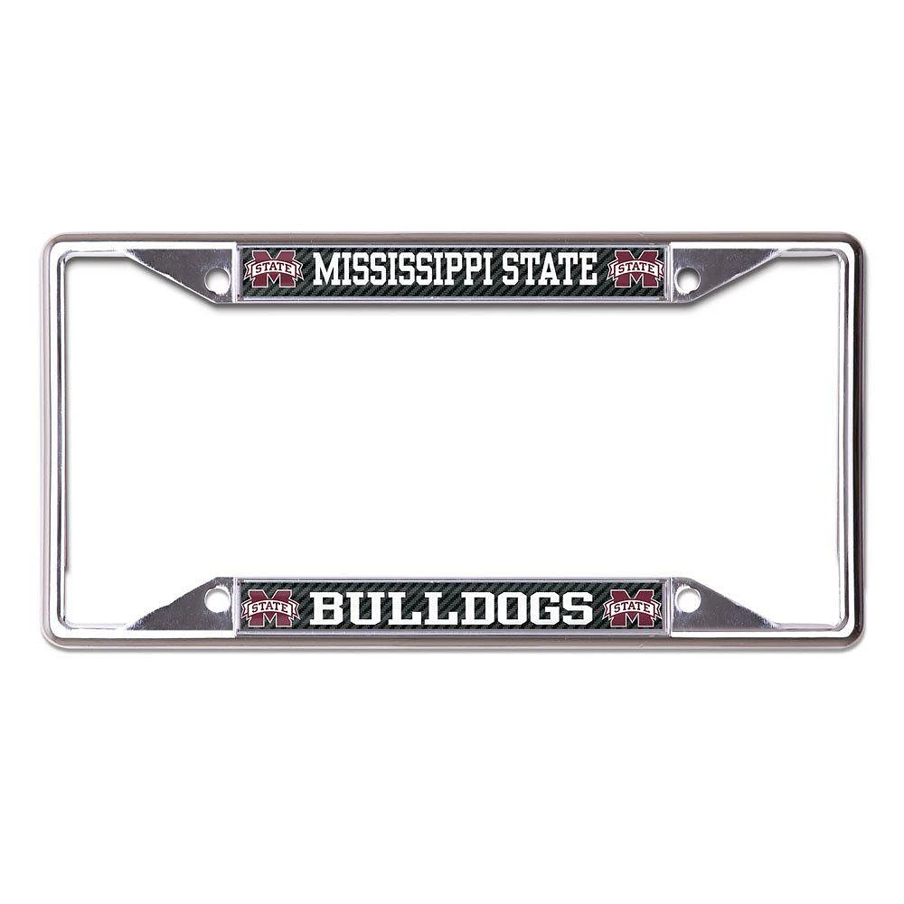 Mississippi State Wincraft Carbon License Plate Frame