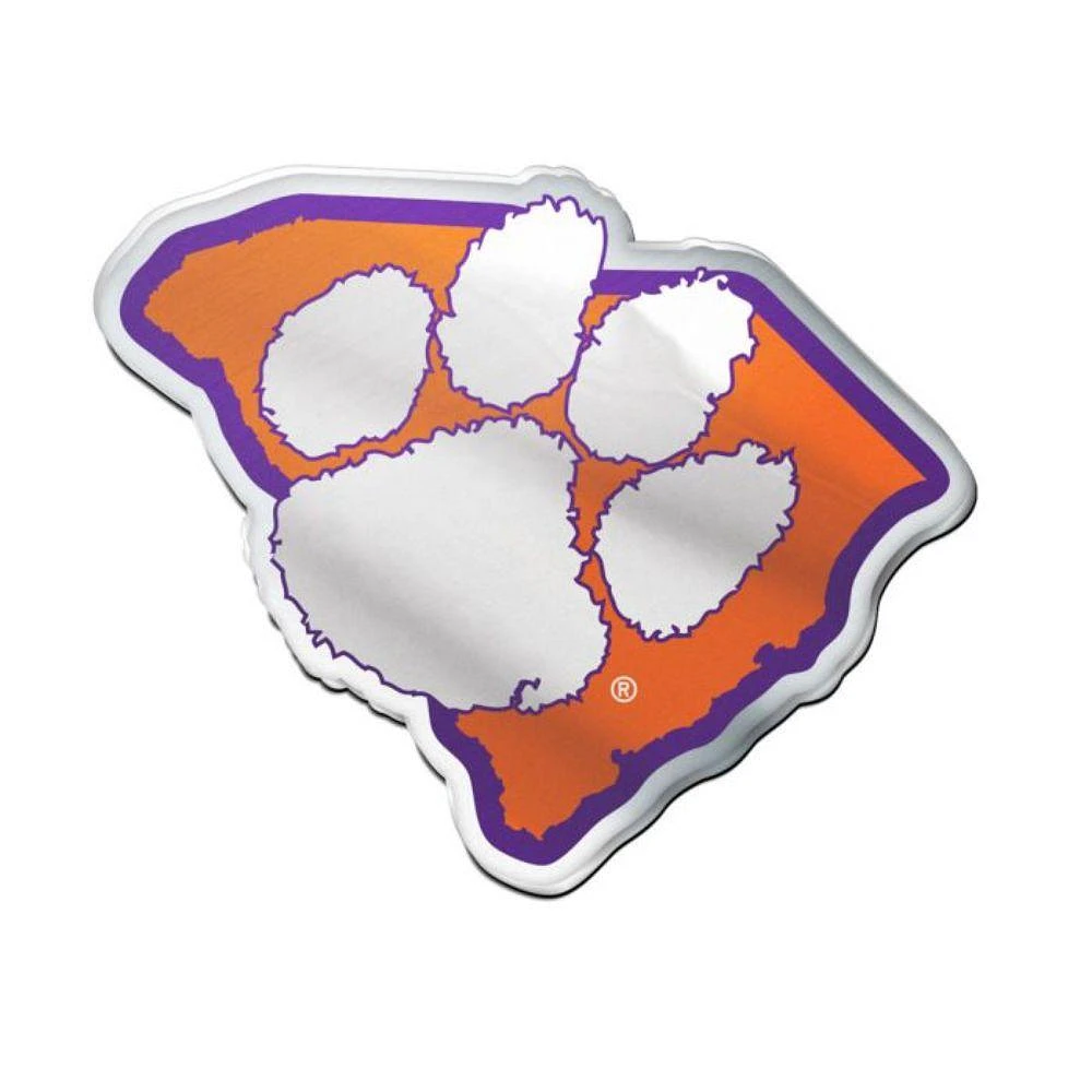 Clemson Wincraft State Acrylic Emblem