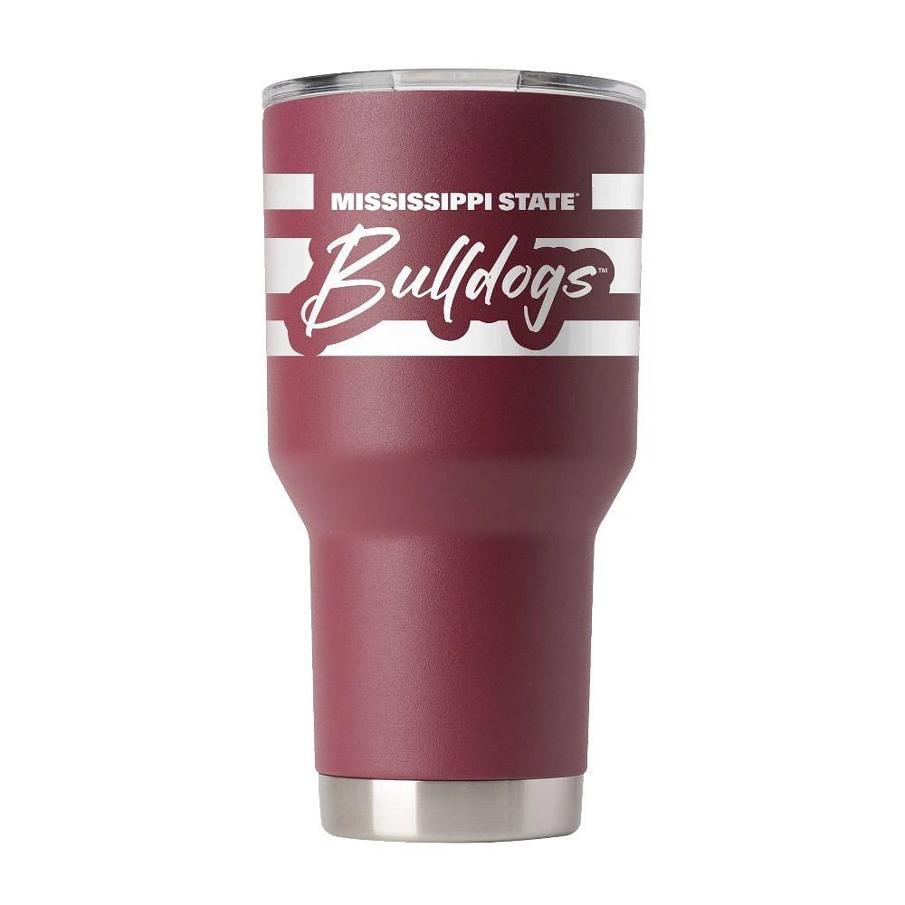 Mississippi State Gametime Sidekicks 30 Oz Script Stripe Tumbler