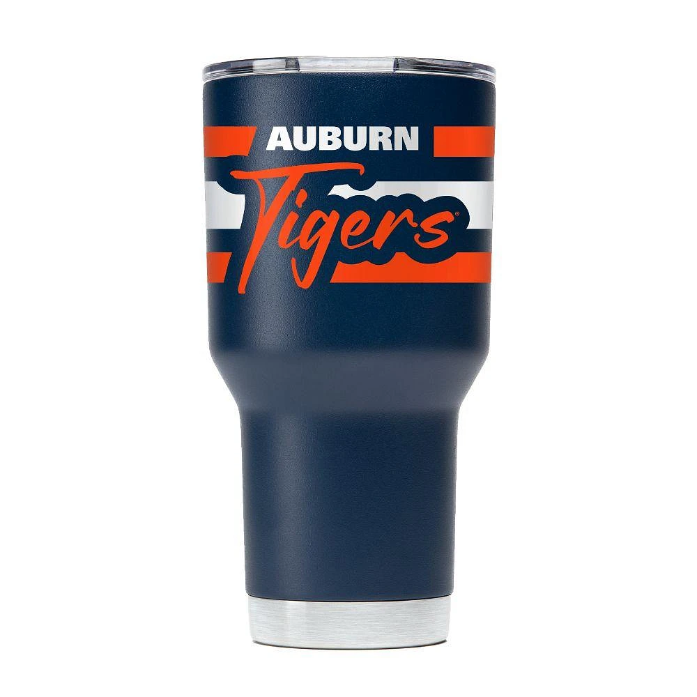 Auburn 30 Oz Script Stripe Tumbler