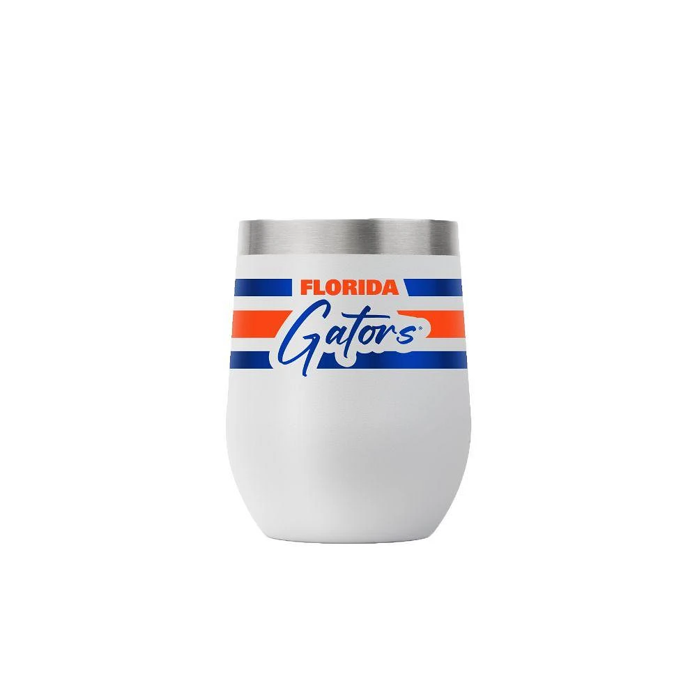 Florida Gametime Sidekicks 12oz Script Stripe Stemless Tumbler