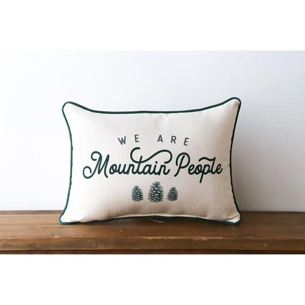 Little Birdie We Are Mountain People Pillow