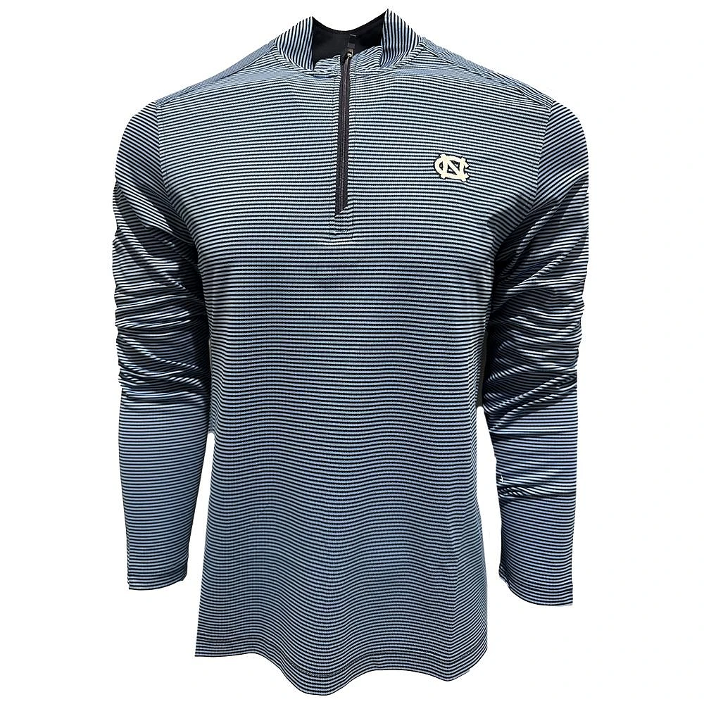Carolina Cutter & Buck Eco Pique Micro Stripe 1/2 Zip