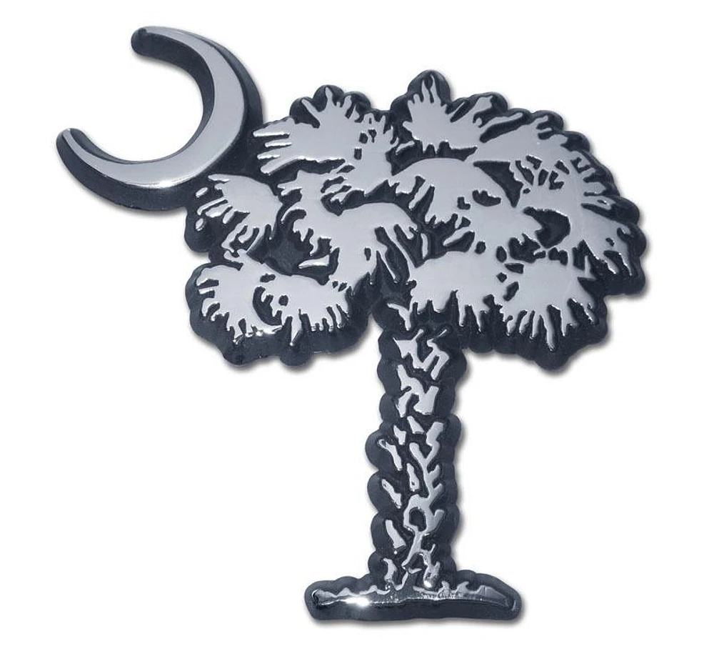 South Carolina Palm Chrome Auto Emblem