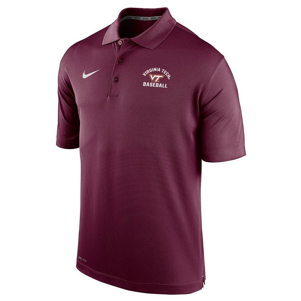 Virginia Tech Nike Baseball Varsity Polo