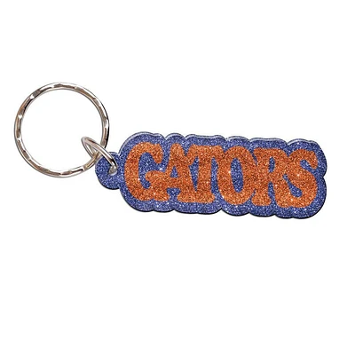 Florida Glitter Keychain