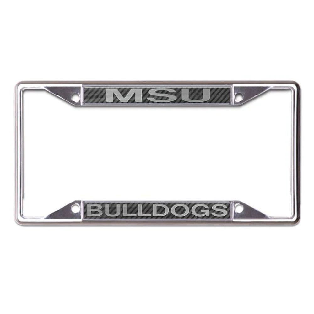 Mississippi State Carbon Fiber License Plate Frame
