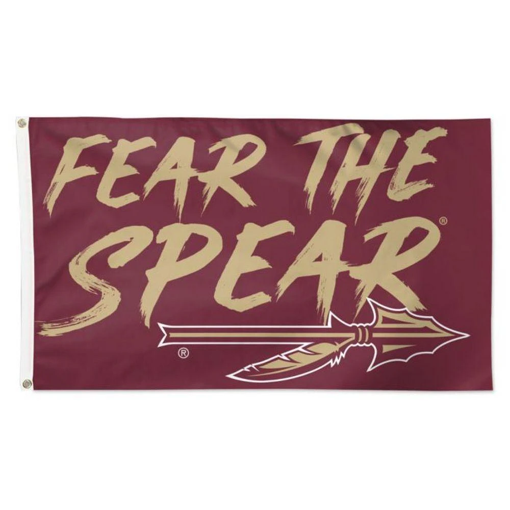 Florida State 3' X 5' Fear The Spear House Flag