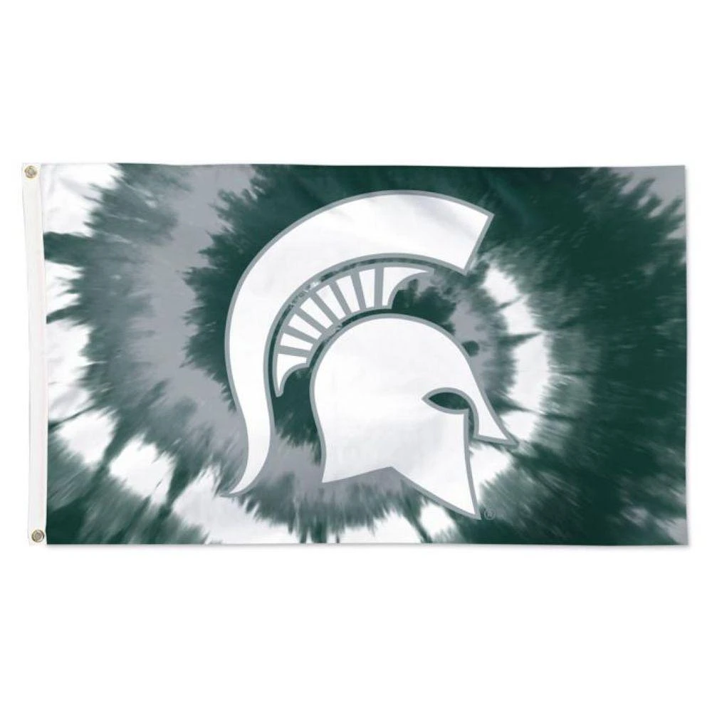 Michigan State 3' X 5' Tie Dye House Flag