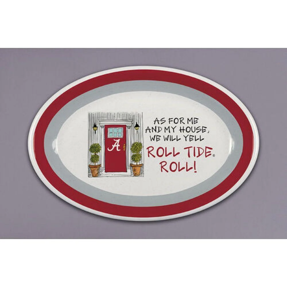 Alabama Magnolia Lane Oval Melamine Platter