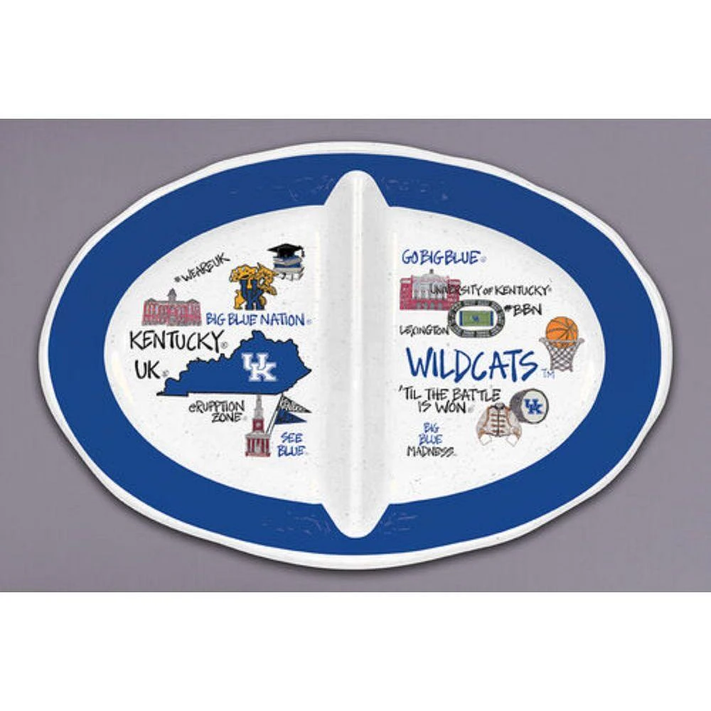 Kentucky Magnolia Lane 2 Section Melamine Bowl