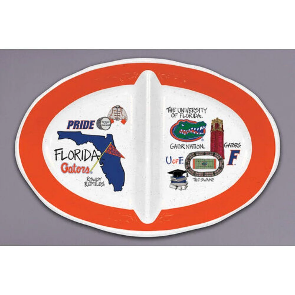 Florida Magnolia Lane 2 Section Melamine Bowl