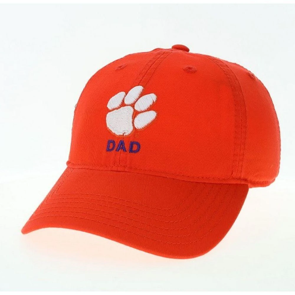 Clemson Legacy Logo Over Dad Adjustable Hat